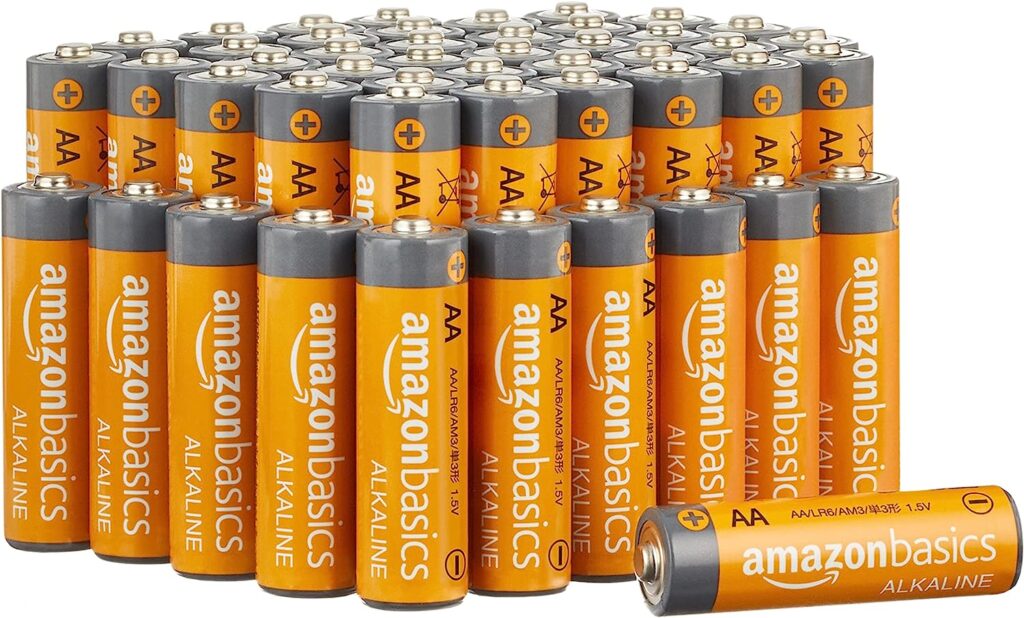 Amazon Basics 48-Pack AA Alkaline High-Performance Batteries, 1.5 Volt, 10-Year Shelf Life