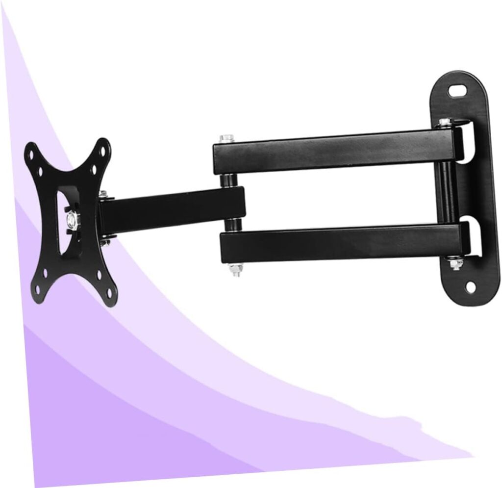 Computer Monitor Wall Mount Tv Mounts Computer Holder Wall Hanging Bracket Frame Television Black to Rotate Monitor Pc Stand Computer Monitor Mount