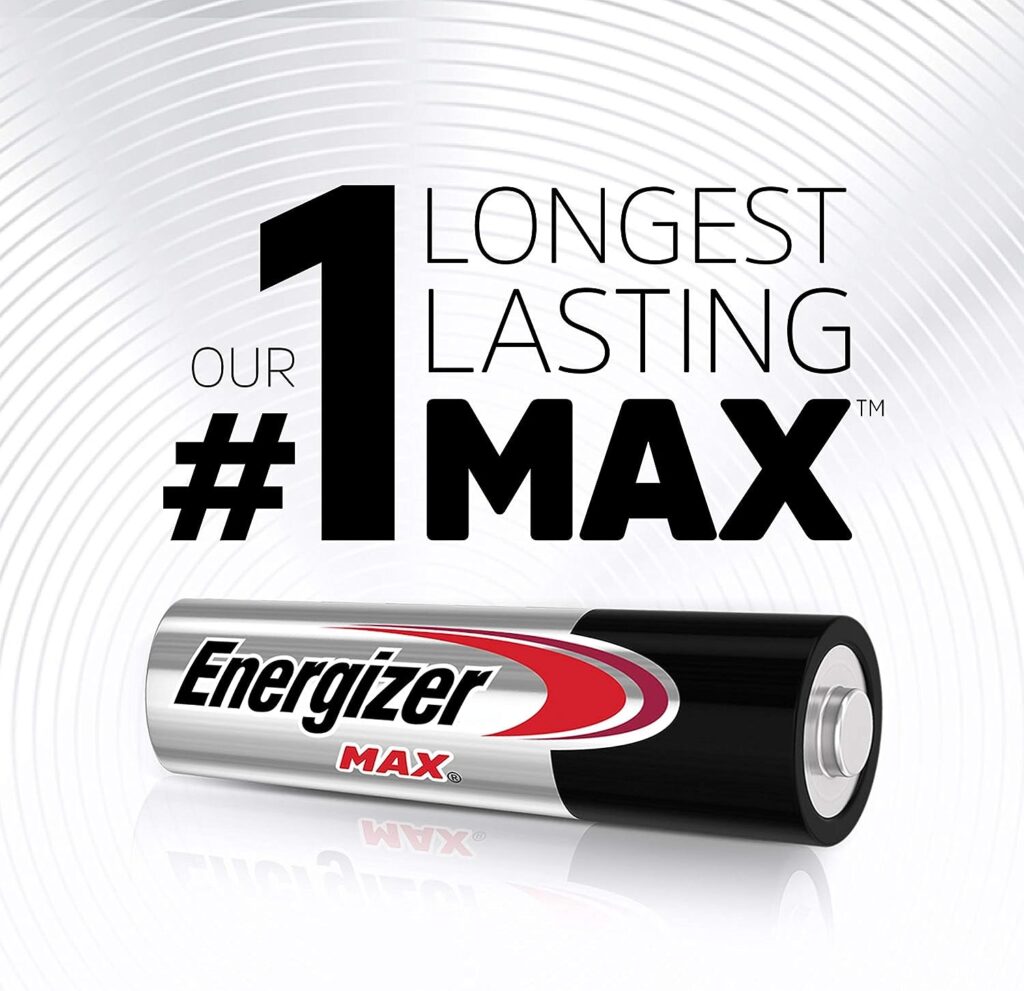 Energizer AA Batteries and AAA Batteries, 24 Max Double A Batteries and 24 Max Triple A Batteries Combo Pack, 48 Count