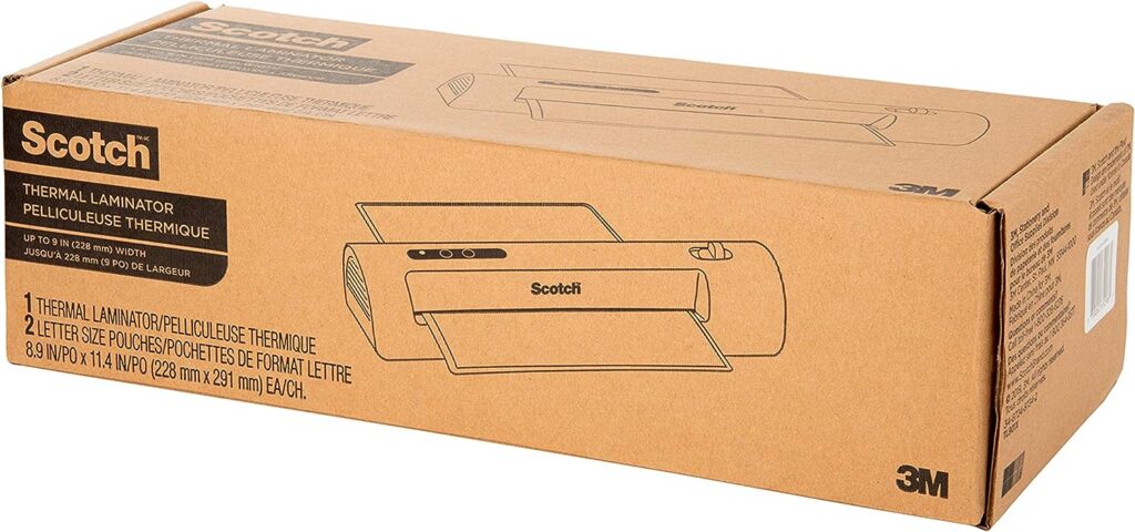 Scotch Thermal Laminator, 2 Roller System for a Professional Finish, Use for Home, Office or School, Suitable for use with Photos (TL901X)