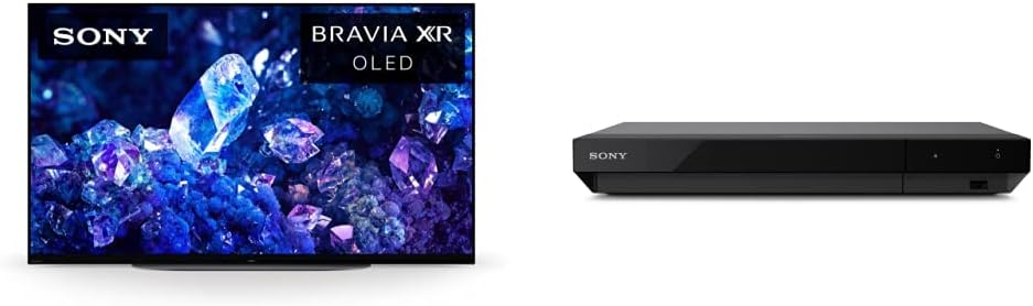 Sony 42 Inch 4K Ultra HD TV A90K Series: BRAVIA XR OLED Smart Google TV for The Playstation® 5 XR42A90K- 2022 Model  Sony UBP- X700M 4K Ultra HD Home Theater Streaming Blu-ray™ Player