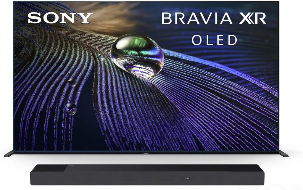 Sony HT-A7000 7.1.2ch X and 360 Reality Audio, Compatible with Alexa and Google Assistant + Sony A90J 83 Inch TV: BRAVIA XR OLED 4K and Alexa Compatibility XR83A90J- 2021 Model