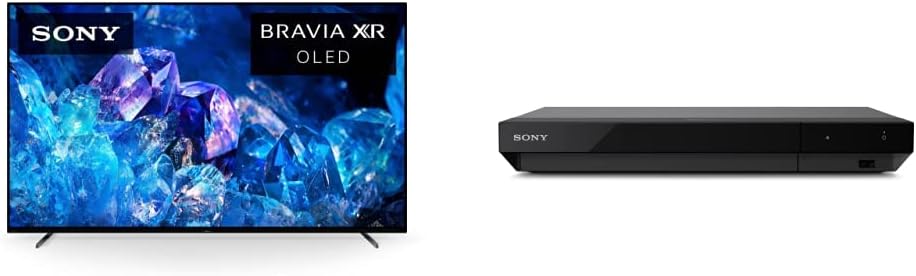 Sony OLED 65 inch BRAVIA XR A80K Series 4K Ultra HD TV: Smart Google TV with Exclusive Gaming Features XR65A80K- 2022 Model  Sony UBP- X700M 4K Ultra HD Home Theater Streaming Blu-ray™ Player