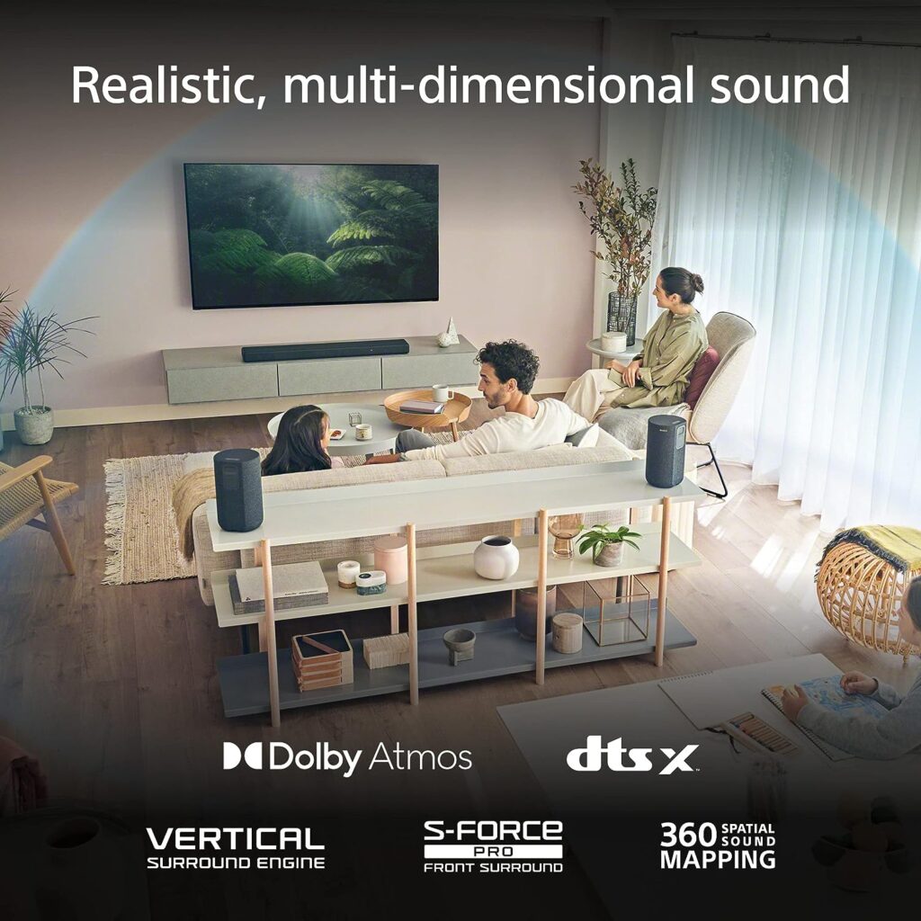 Sony OLED 65 inch TV Bundle with Sound Bar: 65 inch BRAVIA XR A80K Series 4K Ultra HD TV HT-A3000 Dolby Atmos Soundbar