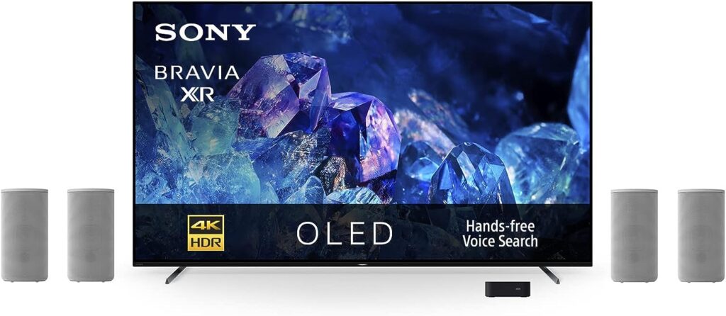 Sony TV XR65A80K with HTA9