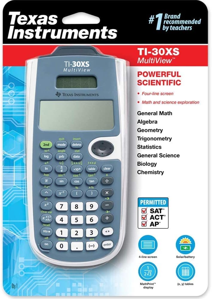 Texas Instruments TI-30XS MultiView Scientific Calculator