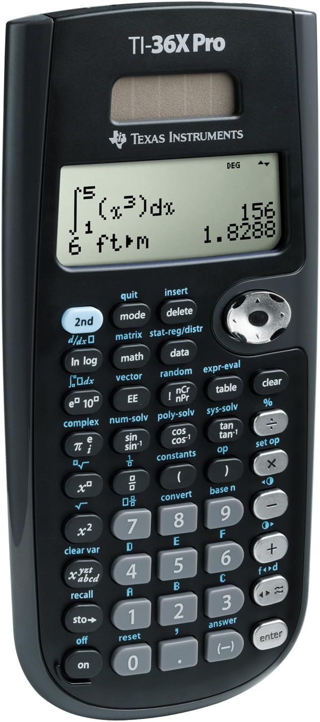 Texas Instruments TI-36X Pro Engineering/Scientific Calculator Review